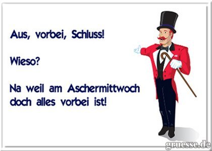 Aschermittwoch lustich.de