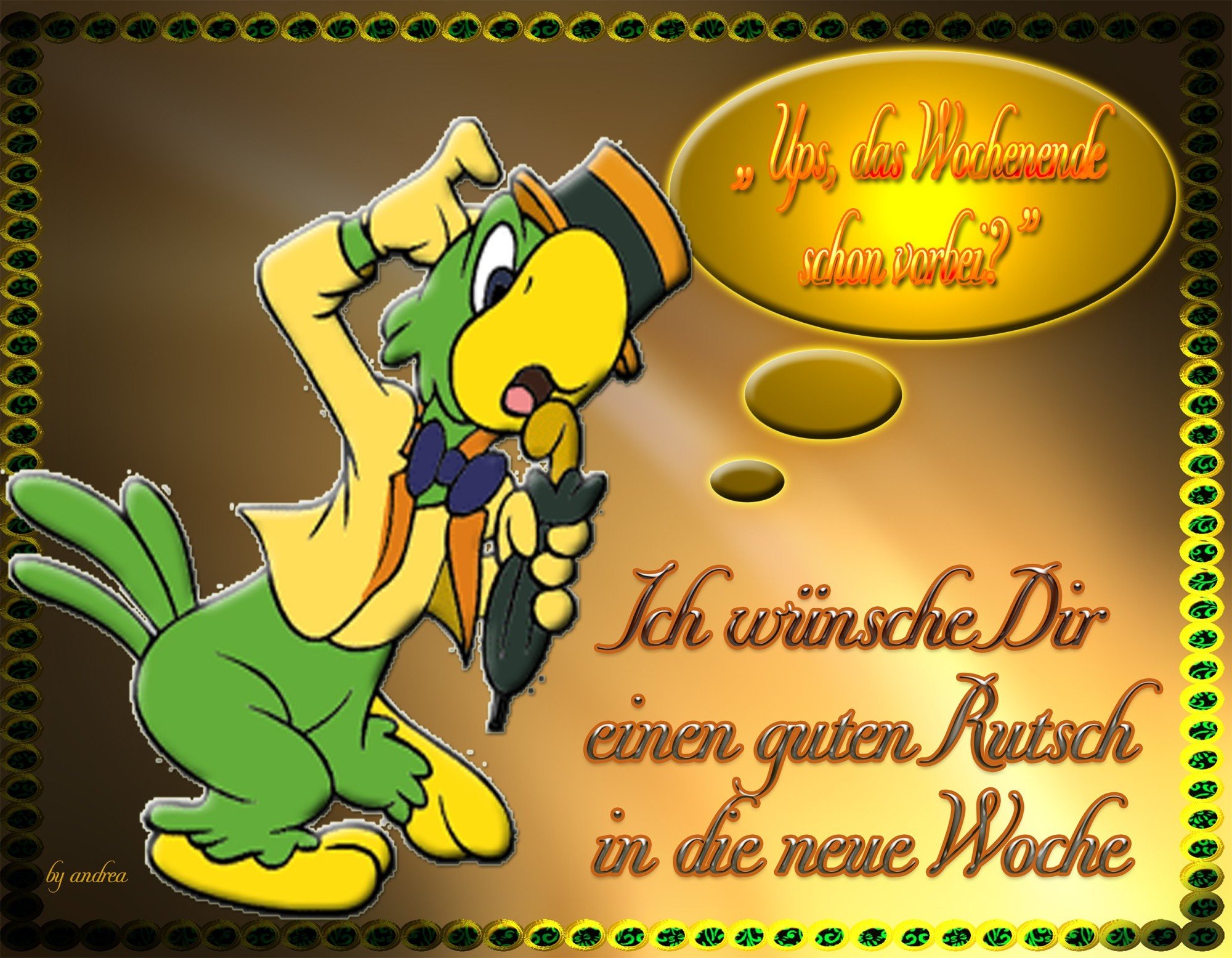 Guten Start In Die Neue Woche Lustig
